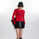 European And American Love Letter Sequin Embroidery Long Sleeve