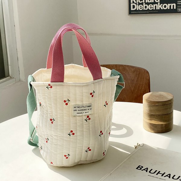 Canvas Shoulder Bag Mommy Bucket