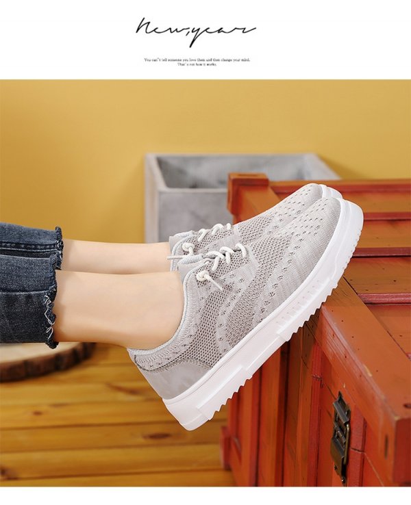 Mesh Breathable Canvas Shoes Block Couple Shoes