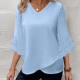 Graceful And Fashionable Chiffon Thin Shawl Sleeve Long Sleeve