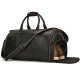 Leather Man Folding Business Travel Bag With Shoe Pocket