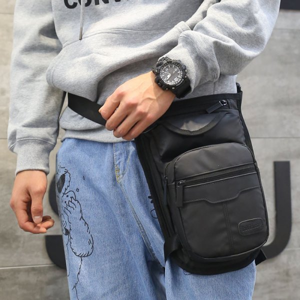 Trendy Men's Bag Travel Sports Waist Bag Leisure Fishing Gear Bag