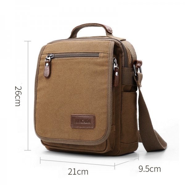 Diagonal Shoulder Bag Men's Canvas Bag