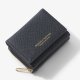 Cross Pattern Wallet Zipper Short Three-fold