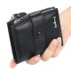 Men's New Double Zipper Creative Short Wallet