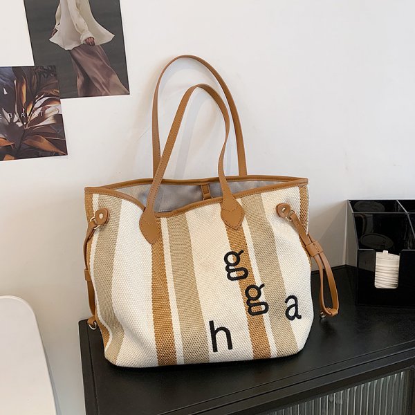 Canvas Bag Simple And Versatile Shoulder Tote Bag