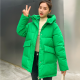 Winter Hooded Candy Color Loose And Warm Short Down Cotton Jacket Coat