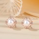 925 Sterling Silver Women's Simple Ins Classic Style Earrings