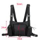 Vest Streetwear Waist Pack Women Black Chest Rig Bag